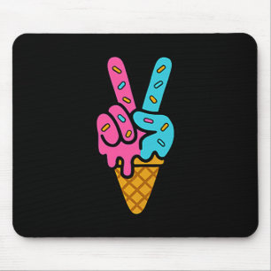Six Seven Ice Cream Drip Sport 67 Cool Meme Männer Mousepad