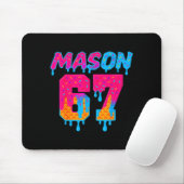 Six Seven Ice Cream Drip Srt 67 Mason Meme Mousepad (Mit Mouse)