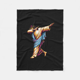 Six Seven Jesus Dabbing Weihnachten 6 7 Meme 67 Ki Fleecedecke