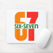 Six Seven Kids 67 Boys Girls Teens Teachers 6 7 Te Mousepad (Mit Mouse)