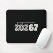 Six Seven Kids New Years Goodbye 2026 Hello 67 Num Mousepad (Mit Mouse)