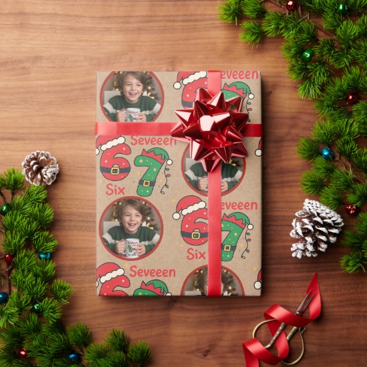 “Six Seven” Kinder - Geschenkpapier — Benutzerdefi (Feiertagsgeschenk)