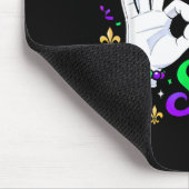 Six Seven Mardi Gras 67 Handgeste Meme  Mousepad (Ecke)