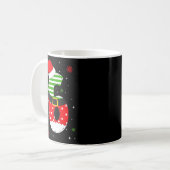 Six Seven Matching 67 Weihnachtsmannhut Meme Gen Kaffeetasse (Vorderseite Links)