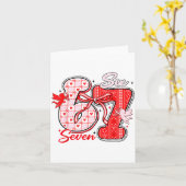 Six Seven Meme 67 Coquette Bow Valentines Women Gi Karte (Gelbe Blume)