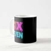 Six Seven Meme 67 Srts Jersey For Boys Girls Kids Kaffeetasse (Vorderseite Links)