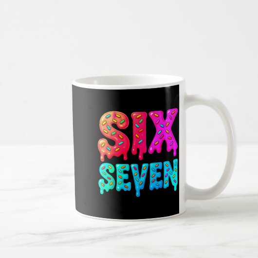 Six Seven Meme 67 Srts Jersey For Boys Girls Kids Kaffeetasse (Rechts)