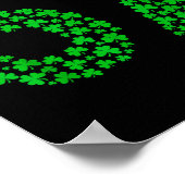 Six Seven Meme 67 St Patrick's Day Shamrocks Men W Poster (Ecke)