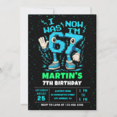 Six Seven Meme 6 7 Birthday Invitation Einladung (Vorderseite)