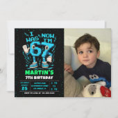 Six Seven Meme 6 7 Birthday Photo Invitation Einladung (Vorderseite)