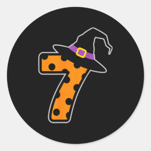 Six Seven Meme 6 7 Halloween-Kostüm Paar Runder Aufkleber