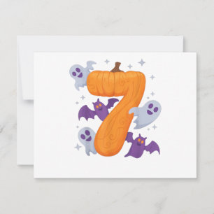 Six Seven Meme 6 7 Halloween Kostümcouch Dankeskarte