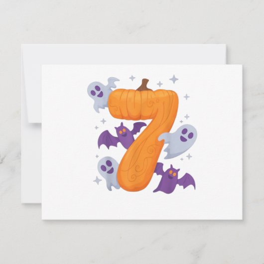 Six Seven Meme 6 7 Halloween Kostümcouch Einladung (Vorderseite)