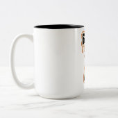 Six Seven Meme 6 7 Halloween Kostümcouch Zweifarbige Tasse (Links)