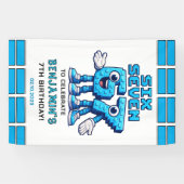 Six Seven Meme 7. Geburtstag | Lustig Trendig Banner (Horizontal)
