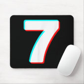 Six Seven Meme 7 Kostüm Halloween Paare passend Mousepad (Mit Mouse)