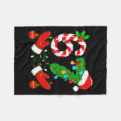 Six Seven Meme Christmas 67 Santa Christmas  Fleecedecke (Vorderseite (Horizontal))