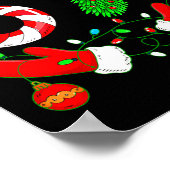 Six Seven Meme Christmas 67 Santa Christmas Poster (Ecke)