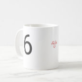 Six Seven Meme Coffee Tasse (Vorderseite Links)