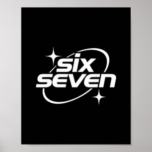 Six Seven Meme Cool Y2k 67 Gen Alpha Slang Poster