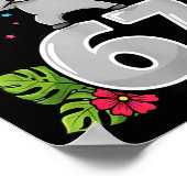 Six Seven Meme Dabbing Baby 67 Funny Gen Z Apha Poster (Ecke)