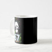 Six Seven Meme Dabbing Baby Panda 67 Funny Gen Z A Kaffeetasse (Vorderseite Links)