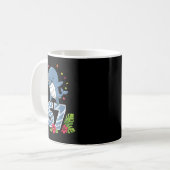 Six Seven Meme Dabbing Baby Whale 67 Funny Gen Z A Kaffeetasse (Vorderseite Links)