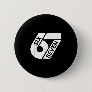 Six Seven Meme Funny Button