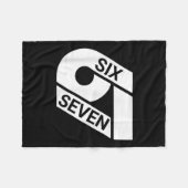 Six Seven Meme Funny Fleecedecke (Vorderseite (Horizontal))
