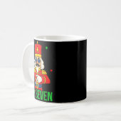 Six Seven Meme Funny Holiday Toy Soldier  Kaffeetasse (Vorderseite Links)