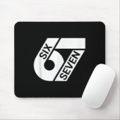 Six Seven Meme Funny Mousepad (Mit Mouse)