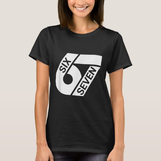 Six Seven Meme Funny T-Shirt (Vorderseite)
