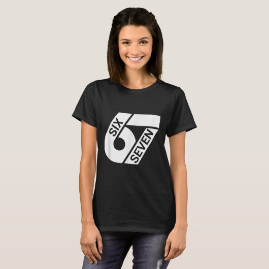 Six Seven Meme Funny T-Shirt (Vorne ganz)