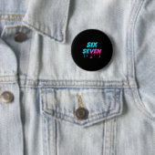 Six Seven Meme Für Gen Alpha Kinder Und Erwachsene Button (Beispiel)