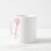 Six Seven Meme Nummer 7 Paare Matching Valentinsta Kaffeetasse (Vorderseite Links)