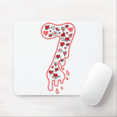 Six Seven Meme Nummer 7 Paare passend zum Valentin Mousepad (Mit Mouse)