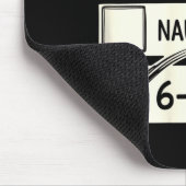 Six Seven Nice Naughty 6-7 Slang Mousepad (Ecke)