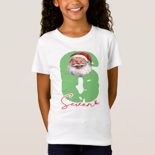 Six Seven Santa, Funny Matching T-Shirt (Vorderseite)