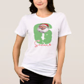 Six Seven Santa, Funny Matching Tri-Blend Shirt (Vorderseite)