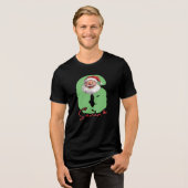 Six Seven Santa, Funny Matching Tri-Blend Shirt (Vorderseite voll)