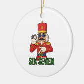 Six Seven Schneemann Weihnachten Nussknacker 6 7 X Keramik Ornament (Links)