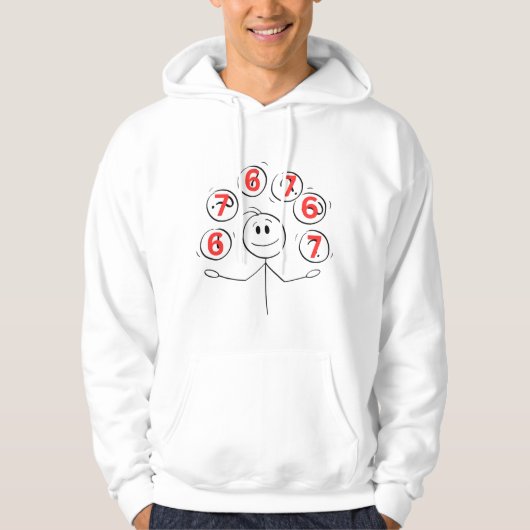 Six Seven | Six-Seven | 6' 7" | Jongleur Hoodie (Vorderseite)