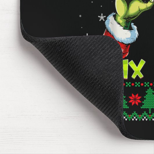 Six Seven Skeleton Meme Christmas Ugly Sweater 67  Mousepad (Ecke)