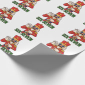 Six Seven Snowman Christmas Nutcracker 6 7 Xmas Geschenkpapier (Ecke)