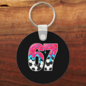 Six Seven Soccer Drip _1 Schlüsselanhänger (Vorderseite)