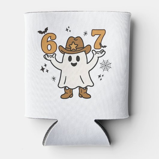 Six Seven Spooky Halloween Sport 67 Mason Meme Dosenkühler (Vorderseite)