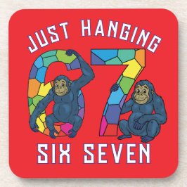 six seven T-Shirt Getränkeuntersetzer