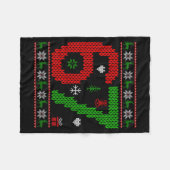 Six Seven Ugly Christmas Sweater 67 Meme Xmas Boys Fleecedecke (Vorderseite (Horizontal))