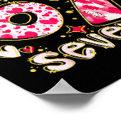 Six Seven Valentine Coquette Bow Funny 67 Meme Hea Poster (Ecke)