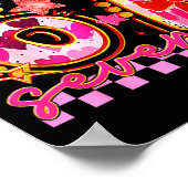 Six Seven Valentine Day Funny Nk 67 Cute Bow Girls Poster (Ecke)